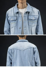 Lade das Bild in den Galerie-Viewer, Denim  Men Casual Loose Jacket
