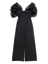 Load image into Gallery viewer, Jumpsuits Women Elegant Luxury Deep V Neck Sleeveless Bandage Jumpsuit Elastic Waist Long Pants Ankle length for Celebrity Party
