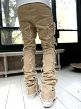Lade das Bild in den Galerie-Viewer, Spliced Distressed Denim  Ripped  Jeans
