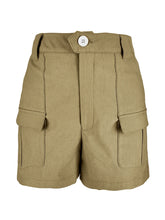 Load image into Gallery viewer, Women Cargo  Casual High Waist  Multi Pocket Vintage Shorts
