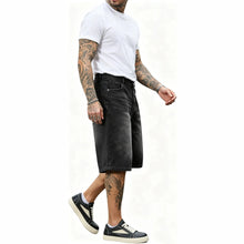 Load image into Gallery viewer, 2026 Summer Men's New Versatile Denim Shorts Personalized Trend Straight American Five-point Pants
