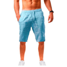 Load image into Gallery viewer, New Men's Cotton Linen  Shorts Fitness Streetwear S-4XL
