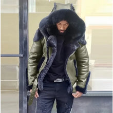 Load image into Gallery viewer, Men's  Faux Leather European and American Coat
