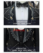 Load image into Gallery viewer, Europe Style Handmade Beaded Suit
