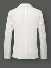 Load image into Gallery viewer, Summer Men's  Knitted  Blazer Single-breasthed Lightweight Casual Outerwear
