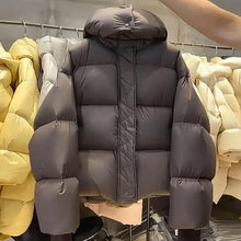 Load image into Gallery viewer, Women  Puffer Casual Loose Hooded Parkas Jacket
