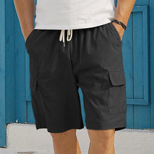 Load image into Gallery viewer, American Men's Heavy Loose Four Seasons Hip Hop Casual Sports Running Corduroy Tooling Shorts
