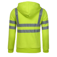 Load image into Gallery viewer, Men's Reflective Strip Hoodie Jackets
