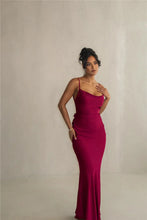 Cargar imagen en el visor de la galería, Mozision Floral Draped Backless Maxi Dress
