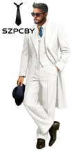 Load image into Gallery viewer, 3 Piece Stripe Business Leisure Formal Suit
