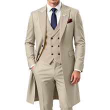 Load image into Gallery viewer, 3 Piece Mens Tailcoat Slim Fit Double breasted Suit
