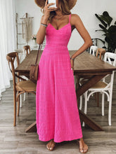 Load image into Gallery viewer, 2025 Simple Style Jumpsuit Jumpsuits For Woman  Wide Leg Women's Clothing Casual Sleeveless Sling Solid Color Holiday Vacation
