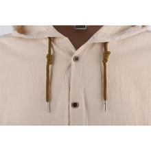 Load image into Gallery viewer, Men's Hooded Long Sleeve  Solid Color Shirts
