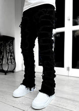 Load image into Gallery viewer, Men's  Patchwork Creative Tassels Decoration Straight Denim Jean
