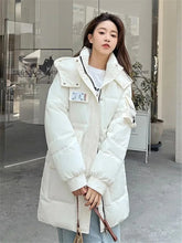 Load image into Gallery viewer, Parka Down Cotton Loose Hooded Long Coat
