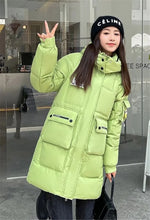 Load image into Gallery viewer, Parka Down Cotton Loose Hooded Long Coat
