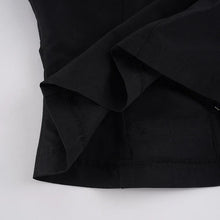 Load image into Gallery viewer, Women's Fashion Black Double-breasted Casual Design Stand-Up Collar Jacket
