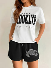 Load image into Gallery viewer, Women's Casual Two-Piece Set • Women's Summer Short-Sleeve T-Shirt and Shorts Set • Stylish Shorts
