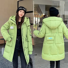 Load image into Gallery viewer, Parka Down Cotton Loose Hooded Long Coat

