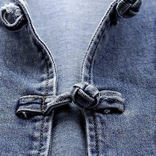 Load image into Gallery viewer, Women's Short Cropped Denim Jacket
