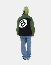 Load image into Gallery viewer, Streetwear Harajuku Winter Jackets Plush Fleece Coats Hip Hop Oversized Zipper Jacket No. 8 Billiard Patchwork Jacket Outwear
