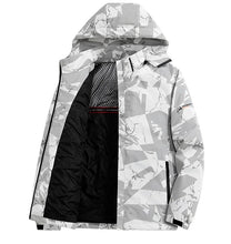 Load image into Gallery viewer, Camouflage  Puffer Cargo Jackets Men Work Coats
