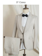 Load image into Gallery viewer, High Quality Luxury Men's Slim-Fit Wedding Coat Full Mens Suit
