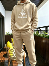 Load image into Gallery viewer, Men's Two-Piece Sweatshirt and Drawstring  Casual suit
