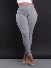 Cargar imagen en el visor de la galería, Women's Casual High-waisted Denim Small Pants
