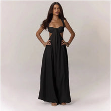 Load image into Gallery viewer, Hollow Out Slim Solid Color Sleeveless Casual Elegant Temperament Simple Jumpsuit
