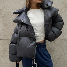 Load image into Gallery viewer, Women's New Breadms Cotton Short Hooded  Jacket
