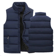 Load image into Gallery viewer, Mens Vest Warm Sleeveless Waterproof Zipper Jacket
