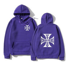 Load image into Gallery viewer, West Coast Iron Cross Choppers Printed Oversized Hoodie
