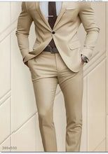 Load image into Gallery viewer, Mens Two Piece Slim Casual Dress Suit
