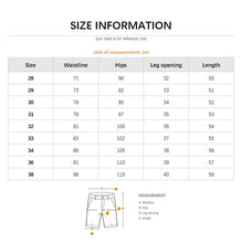 Load image into Gallery viewer, Summer Thin Men Korean Fashion Stretch Denim Shorts Classic Washed Straight Fit Knee Length Casual Versatile Jean Short Pants
