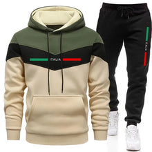 Load image into Gallery viewer, Casual Mens Tracksuit Print Sweatshirts Outdoors Fitness Sports Jogging Mens Clothing Hot Sales Warm Single Piece Hoodie Pants
