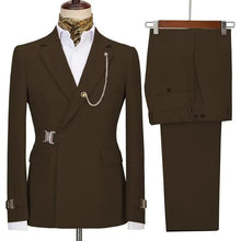 Load image into Gallery viewer, Men's Blazer Pants and Jacket Italian Design Notched Lapel Slim Fit Suit

