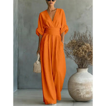 Load image into Gallery viewer, Women  V-neck Jumpsuits forOffusers Overalls Vacation Outfit New
