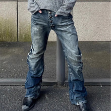 Load image into Gallery viewer, European American Slim Casual Denim Jeans Pants
