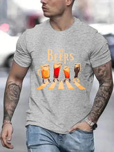 Load image into Gallery viewer, The Beers Printing Men Tee Shirts
