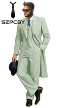 Load image into Gallery viewer, 3 Piece Stripe Business Leisure Formal Suit
