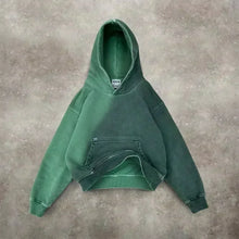 Load image into Gallery viewer, American Y2K New Hip Hop Trend Zipper Hoodie Women Street Casual Loose Joker Vintage Sweatshirt Unisex Fleece Padded Warm Hoodie
