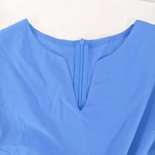 Load image into Gallery viewer, Elegant Jumpsuit Spring Summer New Women's Solid Color High Waist Sexy V-neck Short Sleeved Commuting Wide Leg Jumpsuit
