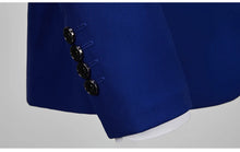 Load image into Gallery viewer, Suit (Blazer+ Vest + Pants) Men's Business Gentleman Fashion Slim Work Solid Color Plus Size Fair Dress Wedding Best Man Suit
