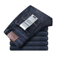 Lade das Bild in den Galerie-Viewer, WTHINLEE Four Seasons New Office Business Casual Men's Jeans American High Quality Loose Straight Retro Versatile Denim Trousers
