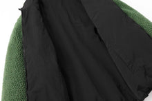 Load image into Gallery viewer, Streetwear Harajuku Winter Jackets Plush Fleece Coats Hip Hop Oversized Zipper Jacket No. 8 Billiard Patchwork Jacket Outwear
