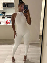 Load image into Gallery viewer, Sisterlinda  Backless Halter Sleeveless Jumpsuits
