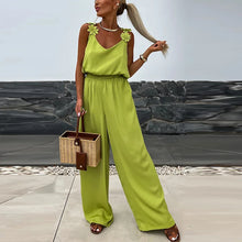 Load image into Gallery viewer, Female Jumpsuit For Women Casual Summer Solid Loose Long Pants Jumpsuit Women Bohemian Rompers Jumpsuit Overalls Female
