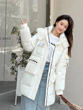 Load image into Gallery viewer, Parka Down Cotton Loose Hooded Long Coat
