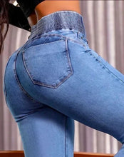 Cargar imagen en el visor de la galería, Vaqueros elegantes de cintura alta con botones delanteros y estilo casual para mujer
